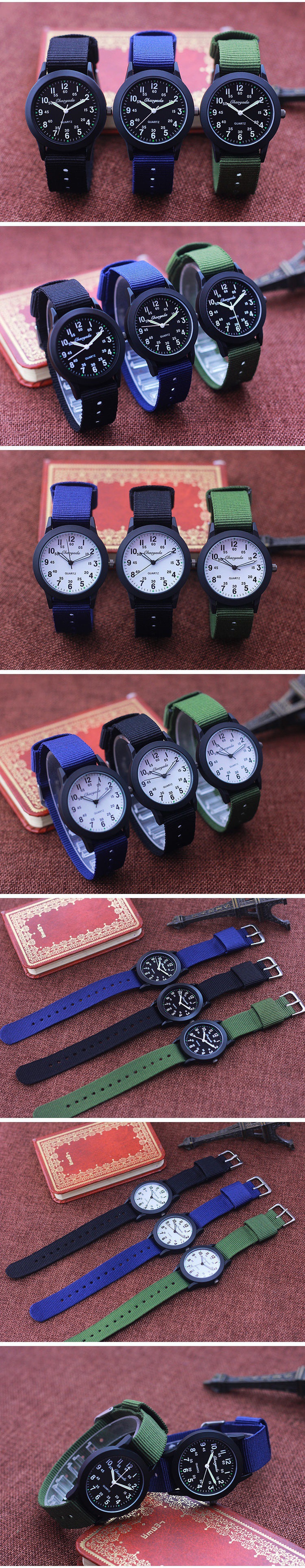 Orologio studente semplice chiaro digitale ragazzino sportivo tela bambini quarzo coreano elettronico alla moda orologio_voghion.com