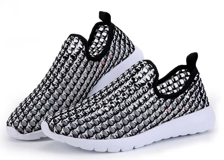 BEANNHUA Hohlgewebe Weibliches Fliegennetz Luftsport Und Freizeit Erhöhte Laufschuhe Mit Dicker Sohle 240708_voghion.com