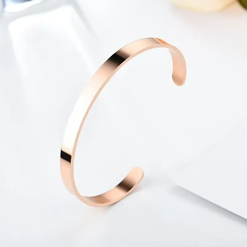 Bracciale rigido in acciaio inossidabile per donna e uomo_voghion.com