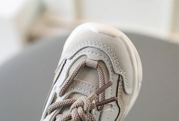 Zapatillas deportivas para niños pequeños 2025, informales, de malla y cuero, para correr en la escuela, de 1 a 6 años_voghion.com