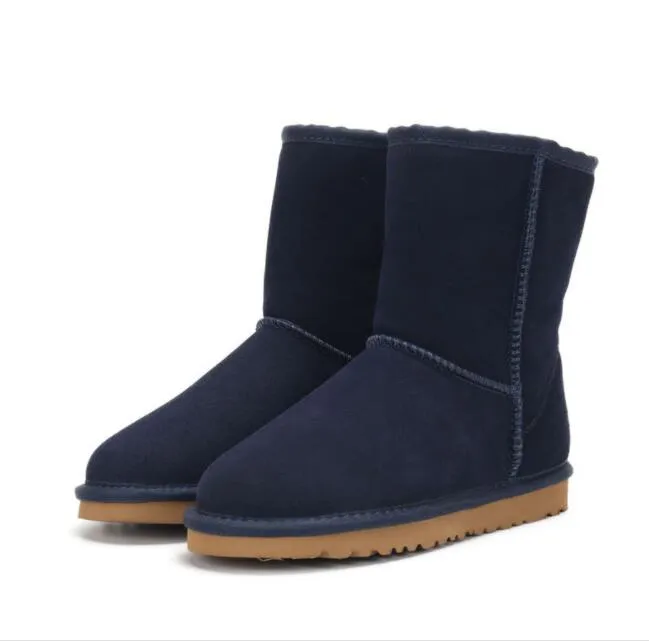 Damen Kurzschnee Aus 5825 Shearg Bootie Lässig Weiche Bequeme Schaffell Warm Halten Stiefel Schuhe mit Box Karte Staubbeutel_voghion.com