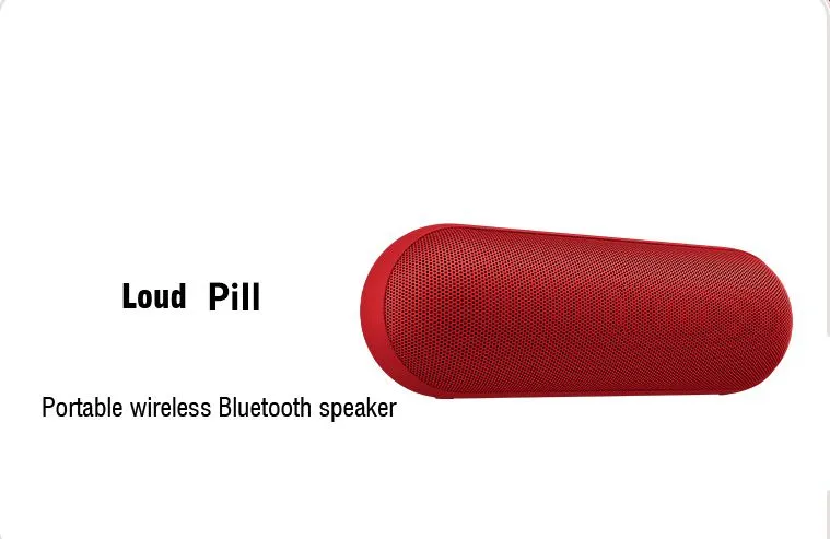 New Premium Version Pill Wireless Bluetooth Speaker For Home Outdoor Portable Heavy Bass_voghion.com
