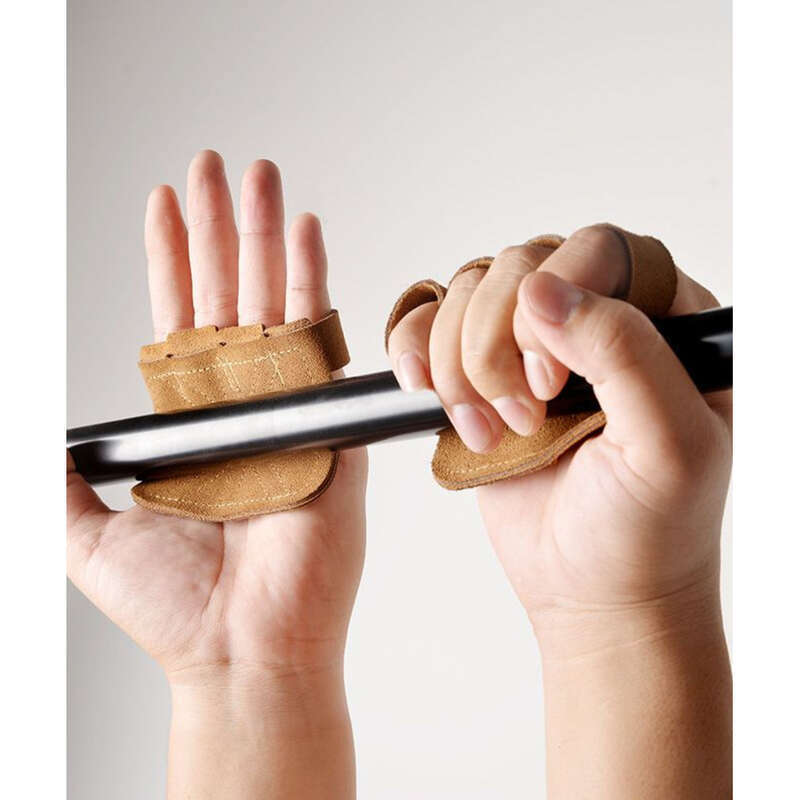 【 65000 menschen Lob 】 Rindsleder Schützen Palm Fitness Handschuhe Für Männer, Ausrüstung Training, Eisen Rollen, Kokon, Anti_voghion.com