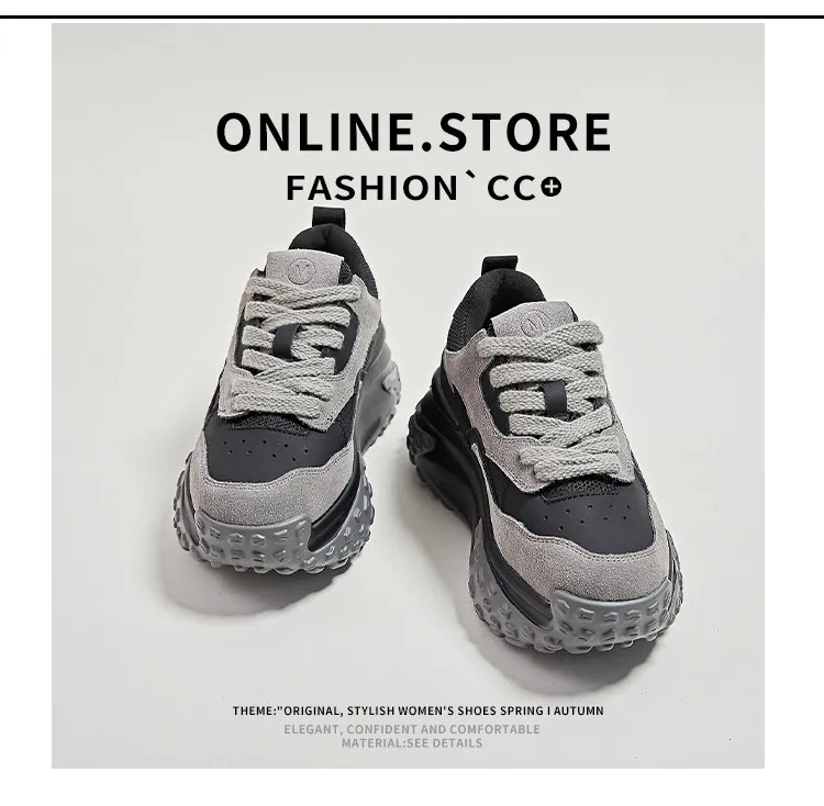 Plateau Sneaker Aus Echtleder Für Damen Bequeme Freizeitschuhe_voghion.com
