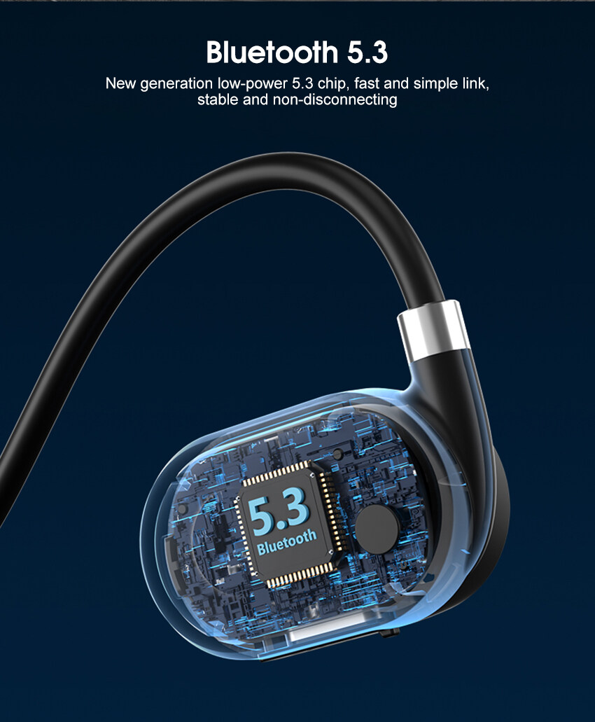 2024. aasta ametlik pood Kõrvaklapid Õhujuhtivusega Sport Bluetooth5.3 Juhtmevabad Kõrvaklapid HIFI Stereo Peakomplekt Kaelarihmaga Kõrvaklapid Mitte-kõrvaklapid HD Stereo_voghion.com