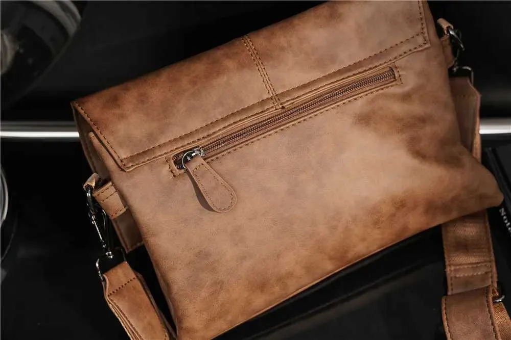 Messenger Bag For Men Large Capacity Single Shoulder Business Bag_voghion.com
