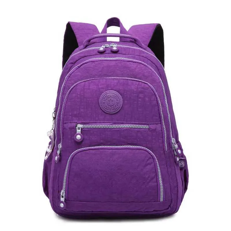 Mode skolryggsäck Student för tonårsflicka Pojke 2023 Reseryggsäckar Väska Dam Nylon Vattentät Laptopväska_voghion.com