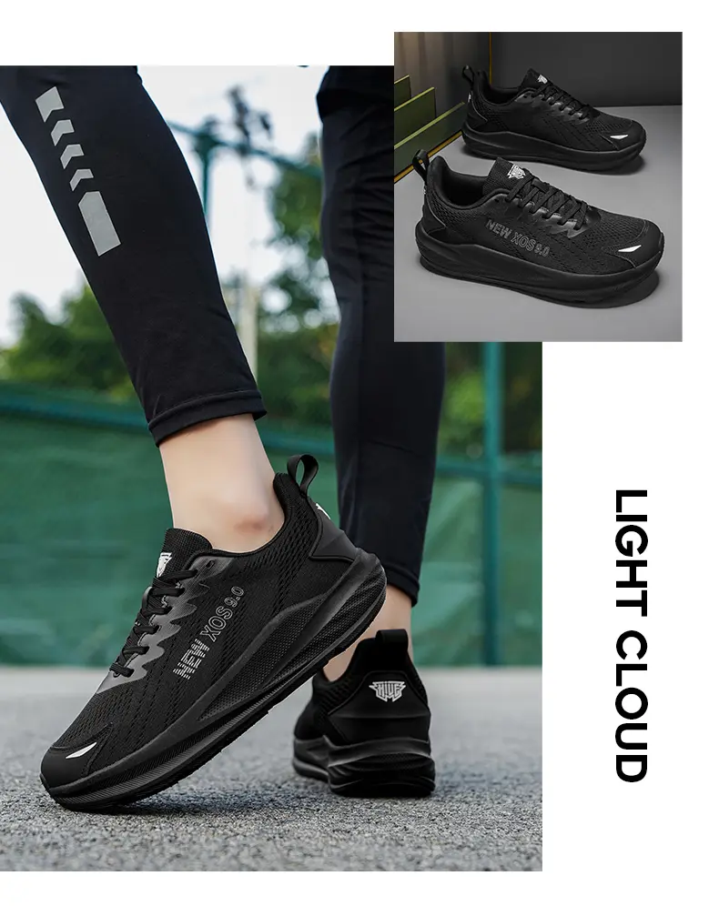 Chaussures de sport grande taille, pour couples à bout large, idéales pour la course à pied et une bonne respirabilité au quotidien._voghion.com