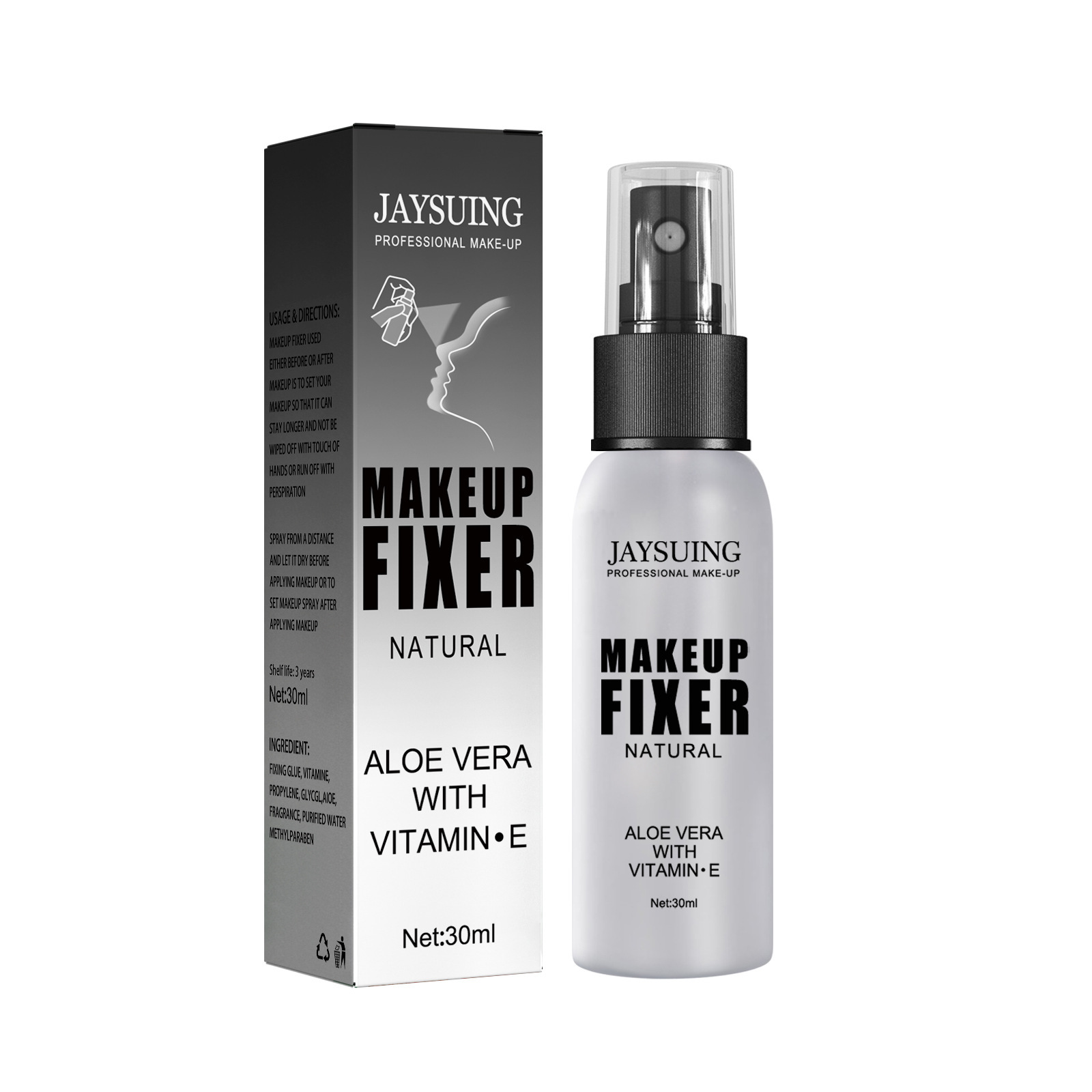 Jayswing wasserfestes, langanhaltendes Make-up-Fixierungsspray mit natürlichem Nebel und erfrischendem Effekt_voghion.com