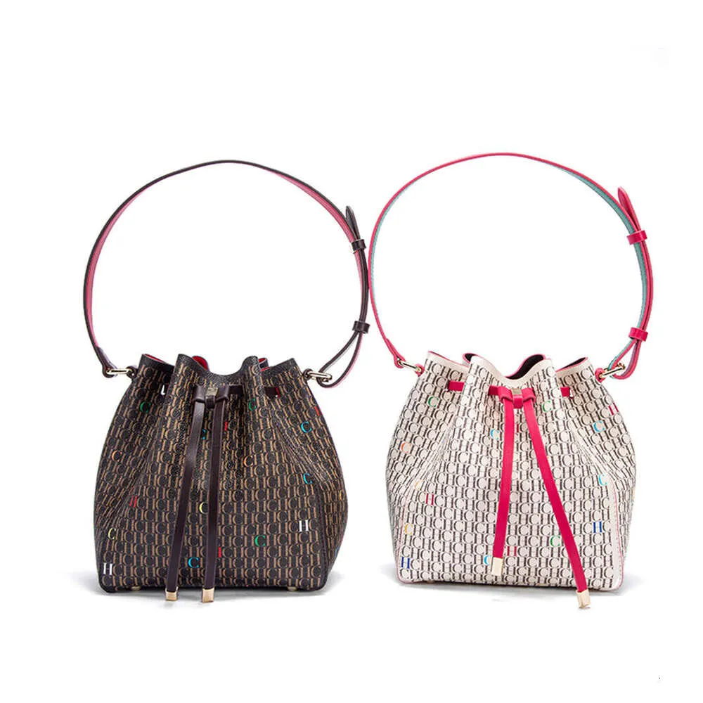 Borsa a secchiello da donna con coulisse, classica, alla moda, tinta unita, nuova, con tracolla, per feste e appuntamenti_voghion.com