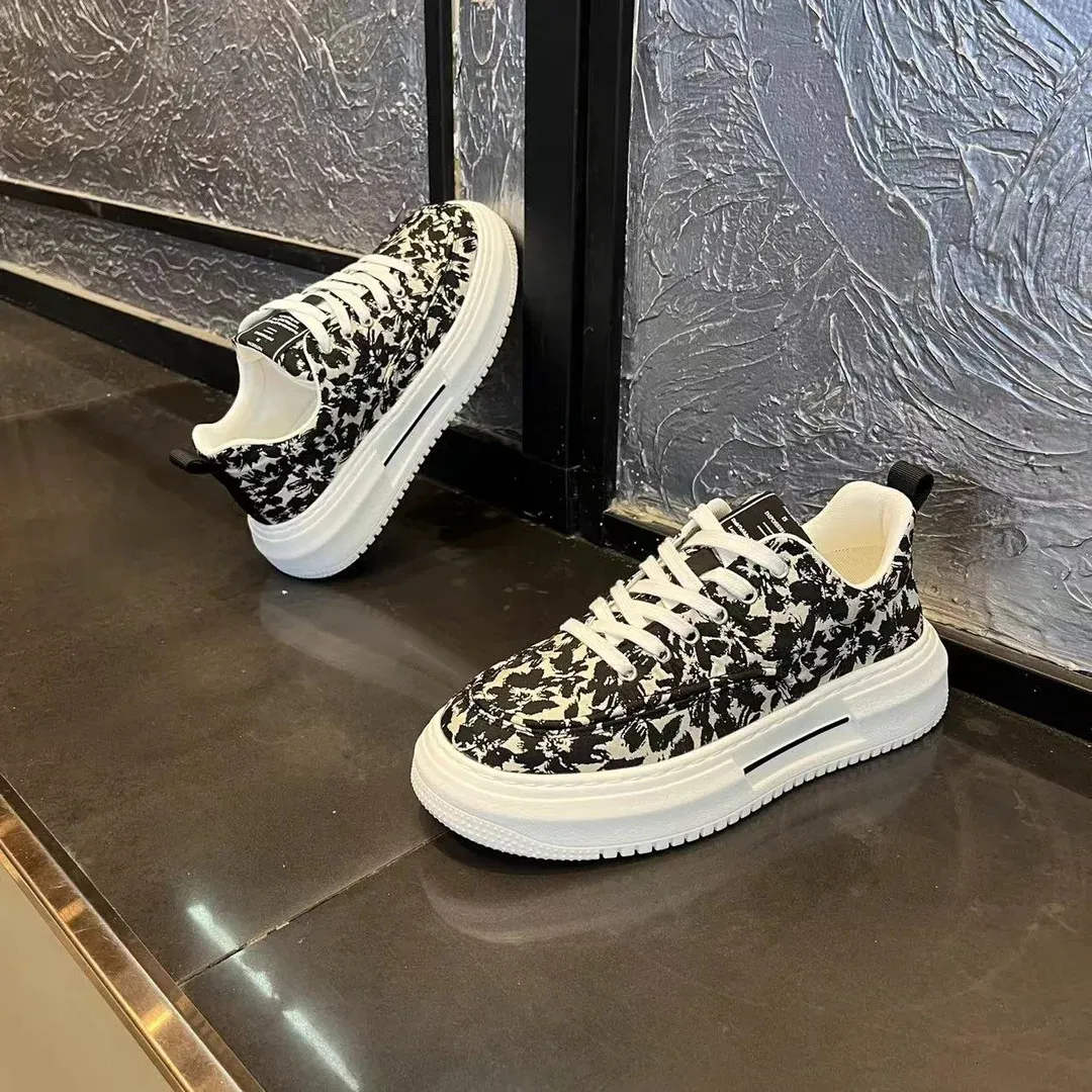 Leisure Mens with Spring/autumn Fabric Surface Breathable Versatile Flat Bottomed Non Slip Board Shoes Sports Mans Shoe_voghion.com