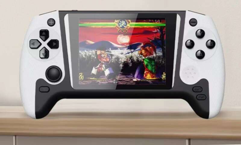 Nuevo juego PSP Consola portátil de pantalla grande Nostalgic FC Arcade Doble Joystick Mini Puzzle infantil 1_voghion.com