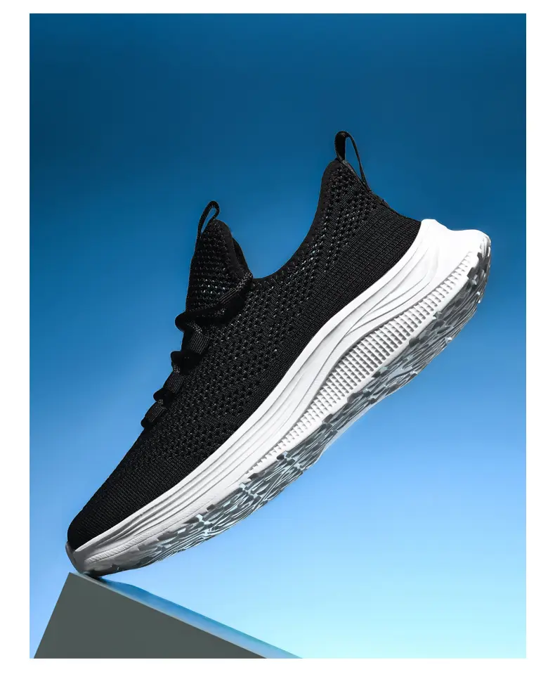 Baskets montantes respirantes en maille pour homme, grandes tailles, printemps-été, Wading Hollow_voghion.com