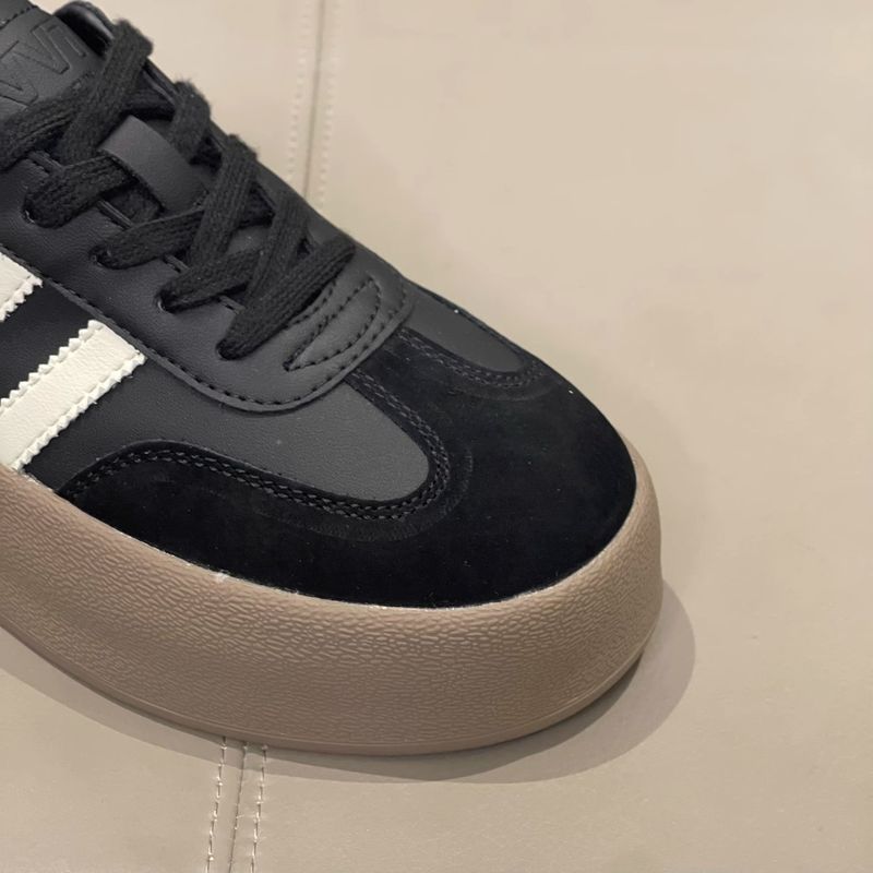 Damenschuhe mit dicker Sohle, deutsches Training, Frühjahr 2024, neue Schuhe aus echtem Leder mit weicher Unterseite, vielseitige, bequeme weiße Freizeitschuhe_voghion.com