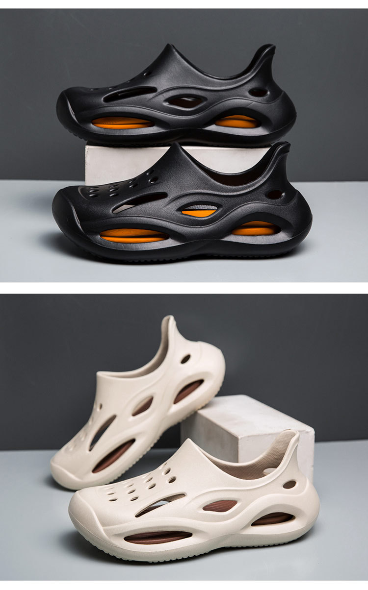 Herrenschuhe 2025 Sommer Dicke Sohle Sandalen Sport Oberbekleidung Tragbare Strand Hausschuhe_voghion.com
