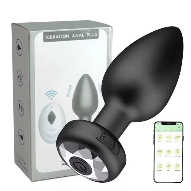Kabelloser Analvibrator Mit Fernbedienung Zur Prostatamassage_voghion.com