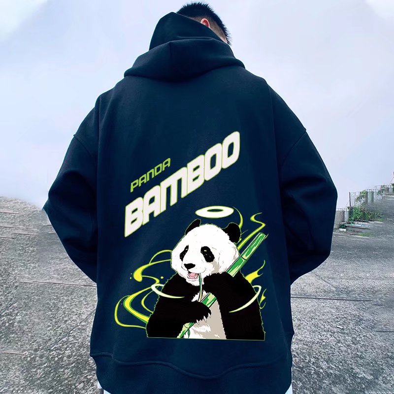 Explosive Street Sweater Men Wearing Hat, Large Size Cardigan, ins Hoodie, Fat Man Adding Weight, Spring and Autumn_voghion.com