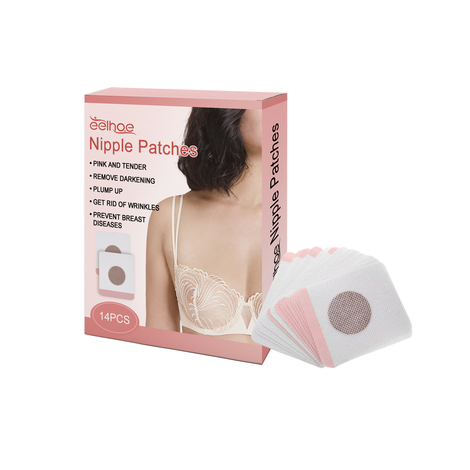 EELHOE nipple is tight, plump, full, with a pad that lifts the chest prevents sagging. Massage and beauty breast patch_voghion.com