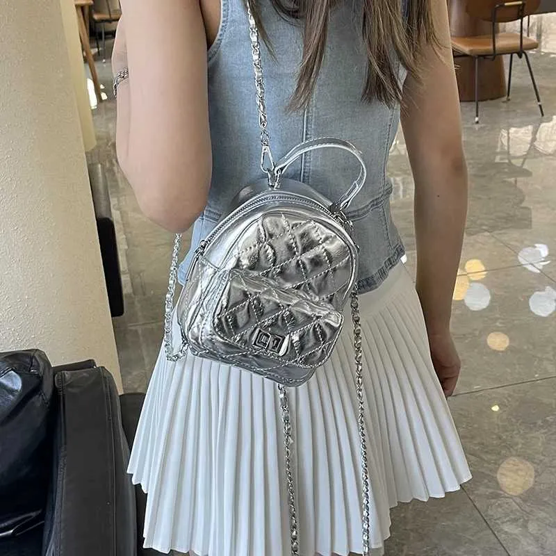 Mini Rucksack Für Damen Modischer Pu Leder College Reise Rucksack_voghion.com