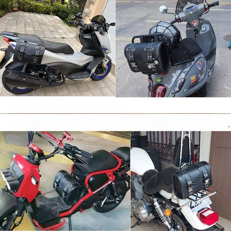 Motocicleta Zongshen Youmi Modificação de Veículo Elétrico Universal Bolsa Lateral Traseira Suspensa, Kit de Ferramentas de Bolsa de Caixa_voghion.com