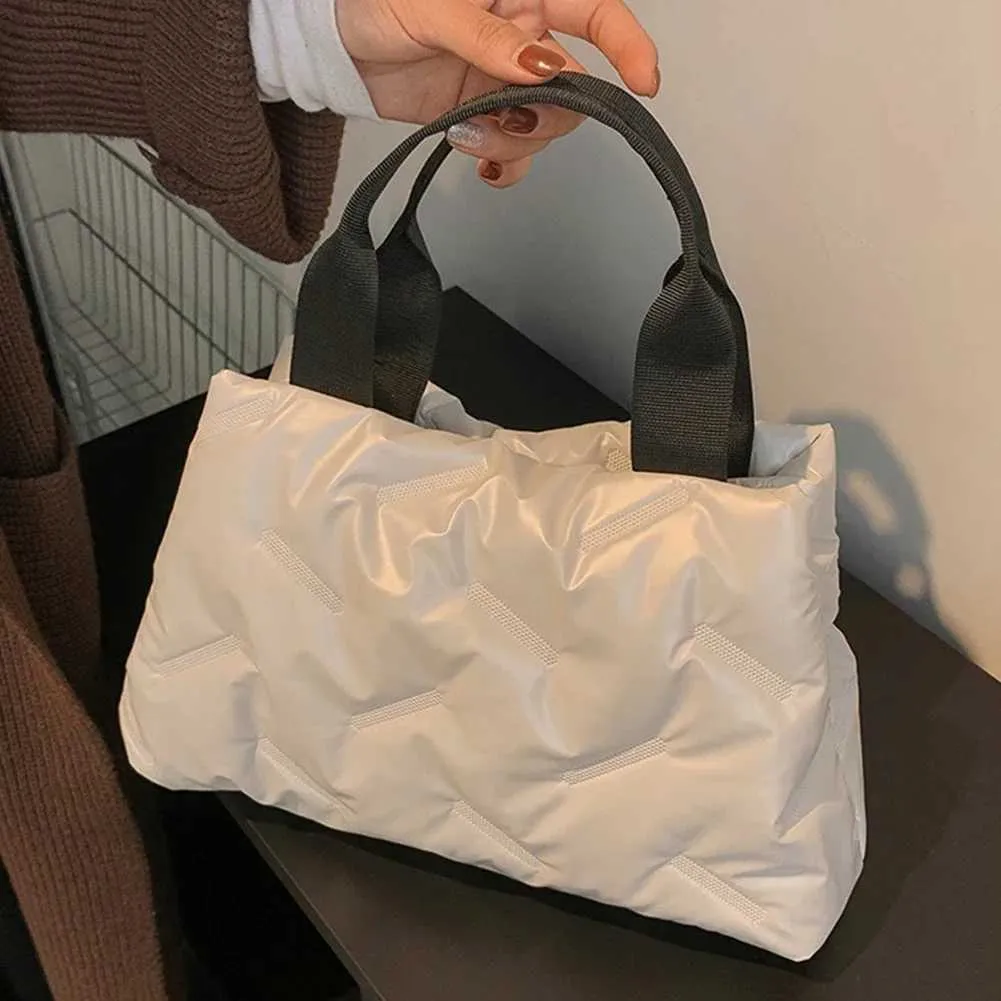 Moda Donna Hobo Trapuntato Spazio Imbottito Borsa A Tracolla Borsa Invernale Donna Cuscino Grande Capacità Tote Crossbody Ba241105_voghion.com