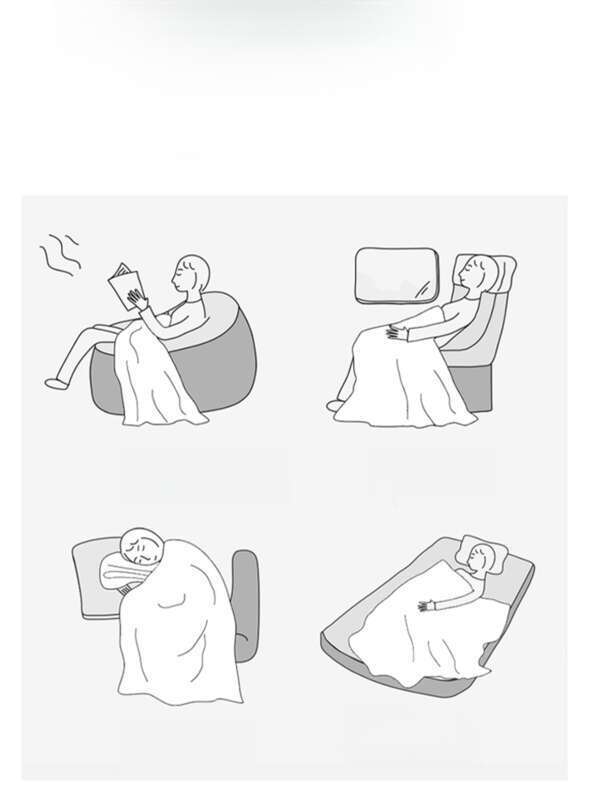 Scandinavian Minimalist Sofa Light Luxury Office Nap Thickened Warm Winter Plush Cover Blanket_voghion.com