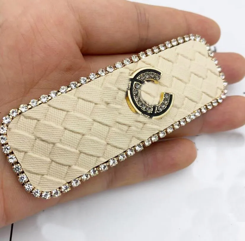 Nieuwe stijl merk brief clips haaraccessoires beroemde vrouwen meisje ontwerper haarspeldjes geometrie haarspeld mode hoofddeksels_voghion.com