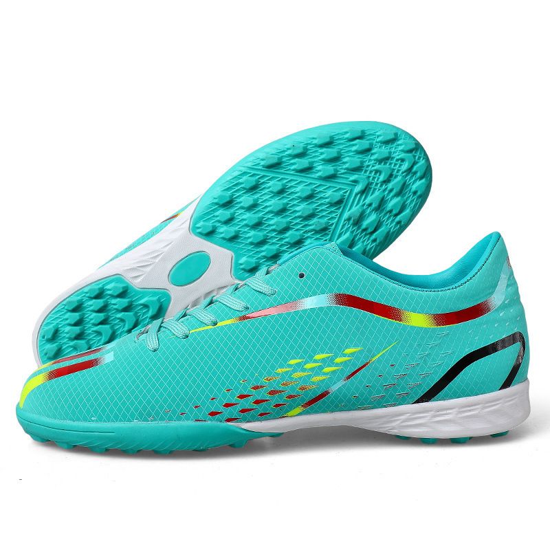 Fußballschuhe Herren und Damen mit langen gebrochn Spikes, professionelle Trainings-Sneakers, Sportschuhe für_voghion.com