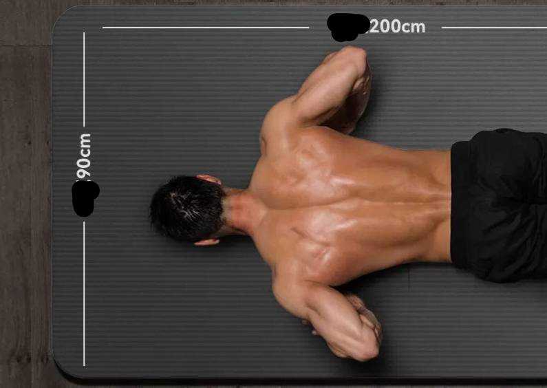 【Vente chaude de 30 jours de 21 000 pièces】 Yoga pour hommes épaissi 20 mm, allongé élargi, sol antidérapant pour débutants à