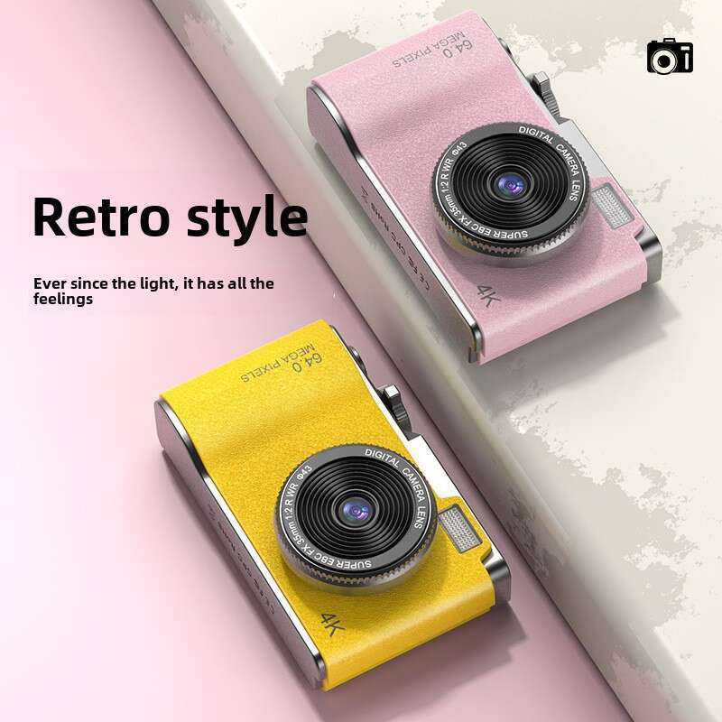 CCD High-definition Digitaal voor beginnende studenten, Mini voor- en achtercamera met dubbele opname, cadeau_voghion.com