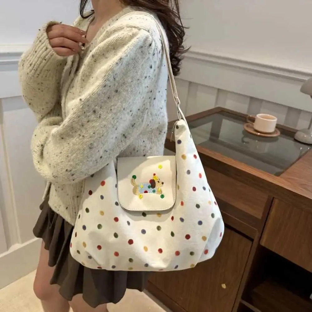 Borsa a tracolla con cartone animato carino Zaino per studenti in nylon di grande capacità Zaino multifunzionale Semplicità Monospalla RegaloC241214_voghion.com