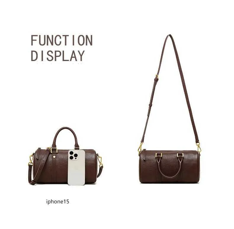 Borsa boston donna in vera pelle borsa a spalla e tracolla_voghion.com