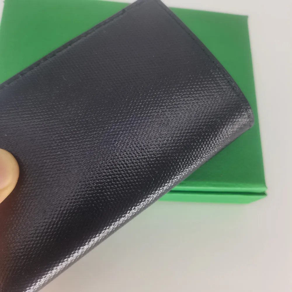 Klassischer Herren- und Damen-Doppelfalt-Kreditkartenhalter, modischer Mini-Designer-Bankkartenhalter, kleine Brieftasche, schlanke Brieftaschen mit Box_voghion.com