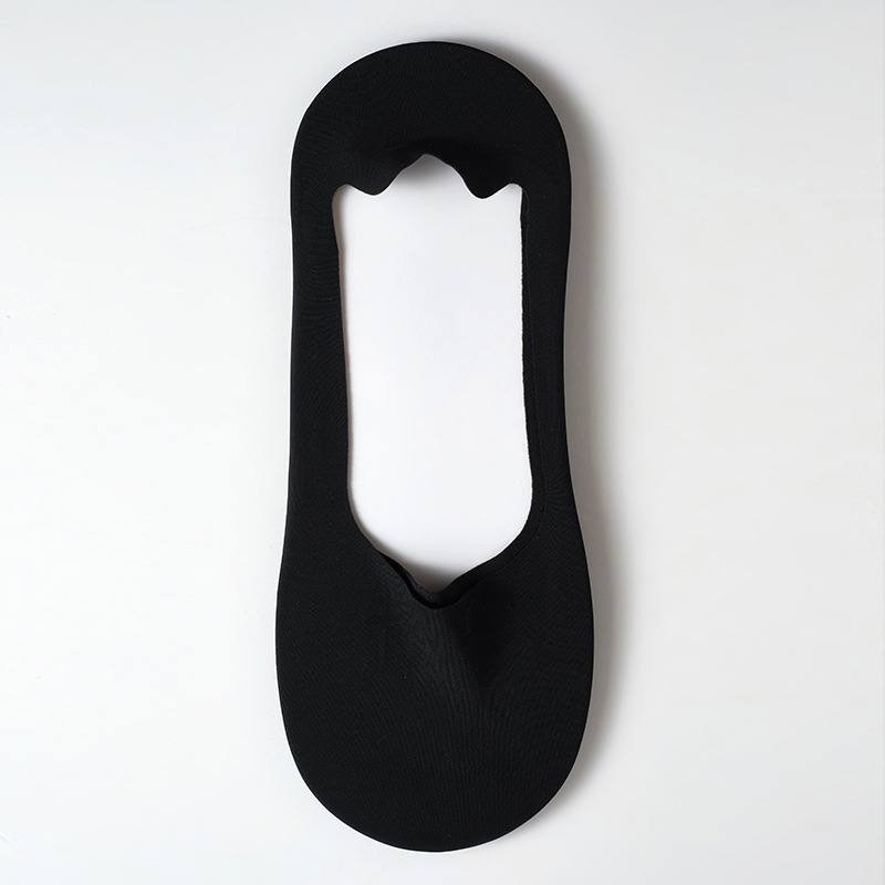 Herenbootje voor de zomer, gemaakt van ijszijde met een dunne katoenen onderkant, ondiep, onzichtbaar, ademend, zweetabsorberend, geurwerend en antislip._voghion.com