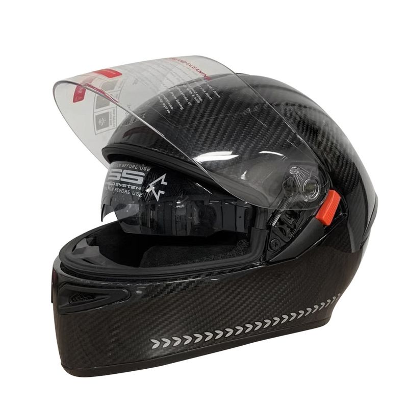 Kolfibermotorcykelridning Mountain Racing Andningsbar Terränghjälm_voghion.com