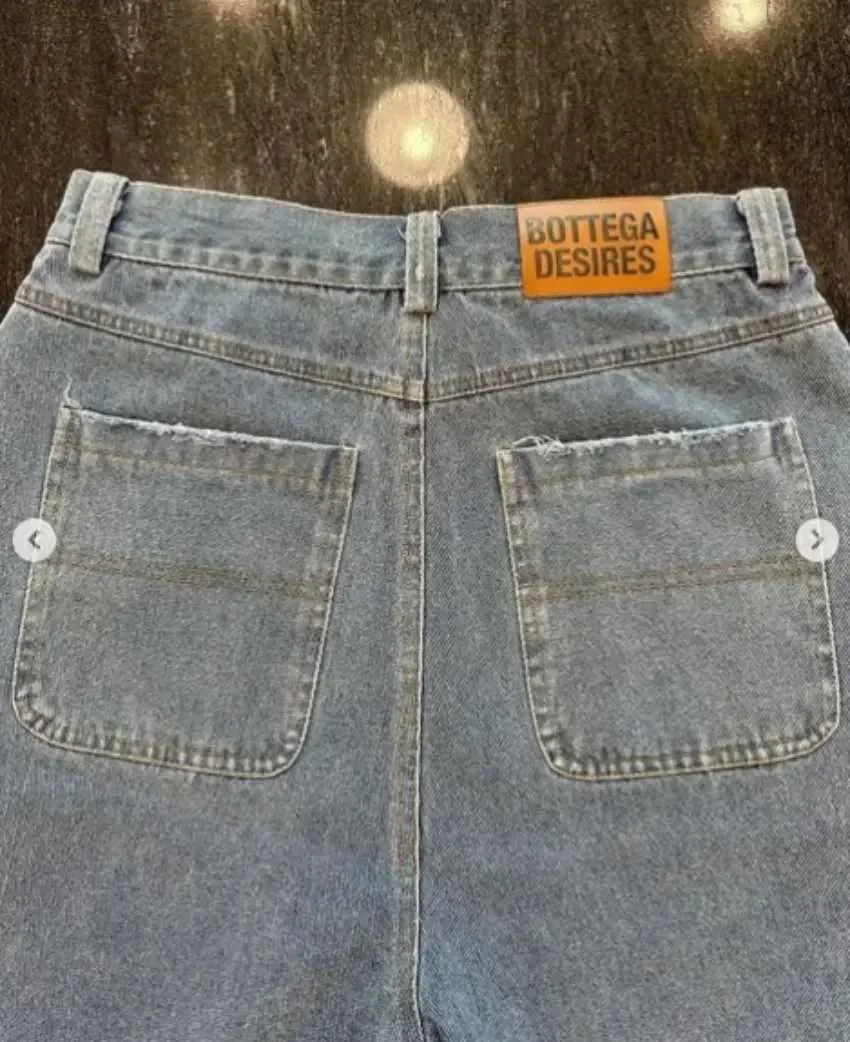 Pantaloncini in denim larghi con ricamo a motivo lettera Haruku Y2K Street da uomo, stile americano, nuova moda, gotici, a vita alta_voghion.com