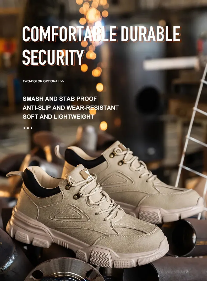 Bottes de travail indivisibles pour hommes, chaussures d'hiver à embout d'acier pour le sport et le transport direct 250402_voghion.com