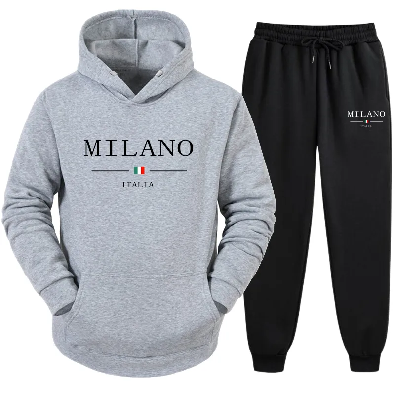 Survêtements pour hommes, survêtements à capuche pour hommes, sweats à capuche et pantalons à imprimé urbain de haute qualité, ensemble S, jogging décontracté_voghion.com
