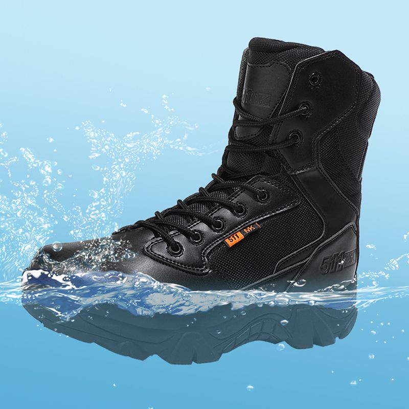 Da Bu 005 Große wasserdichte Militärstiefel für das Training im Freien, Größe 40–47_voghion.com