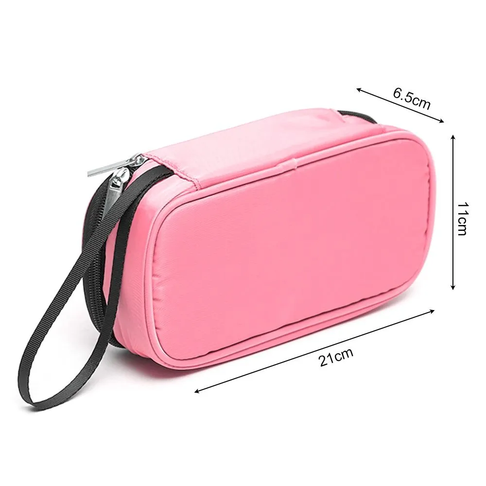 Oxford Without Gel Diabetic Pocket Insulin Cooling Bag Medicla Cooler Pill Protector Travel Case_voghion.com
