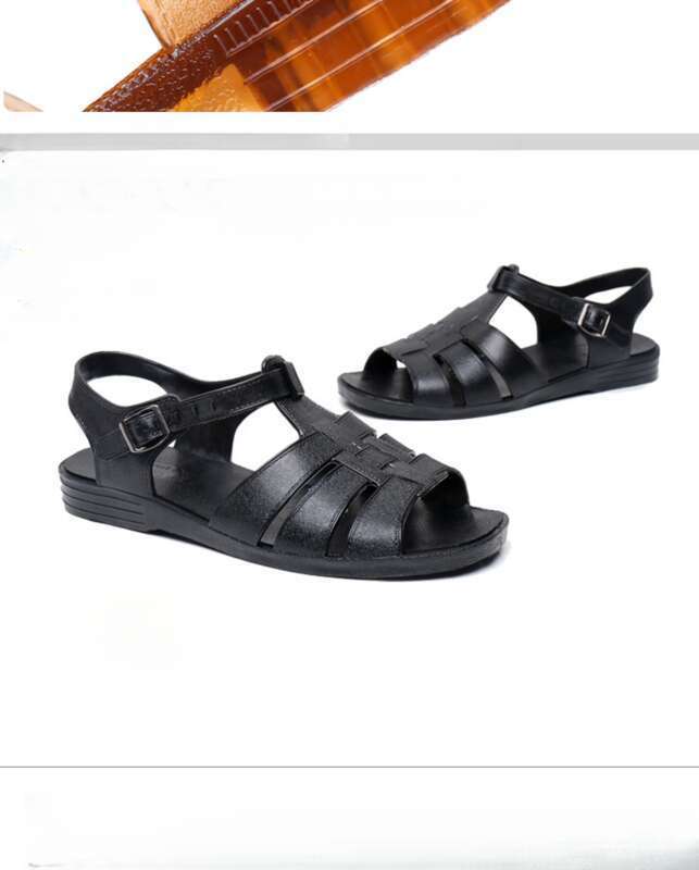 Fashion Flat Heel Soft Sole, Retro 80's Nostalgia Style, Beach Sandals,_voghion.com