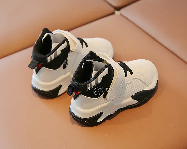 Kids Fashion High-top Sneakers For Boys Girls Sport Running Lightweight Children Casual Toddler Walking Shoes Sizes 21 -_voghion.com