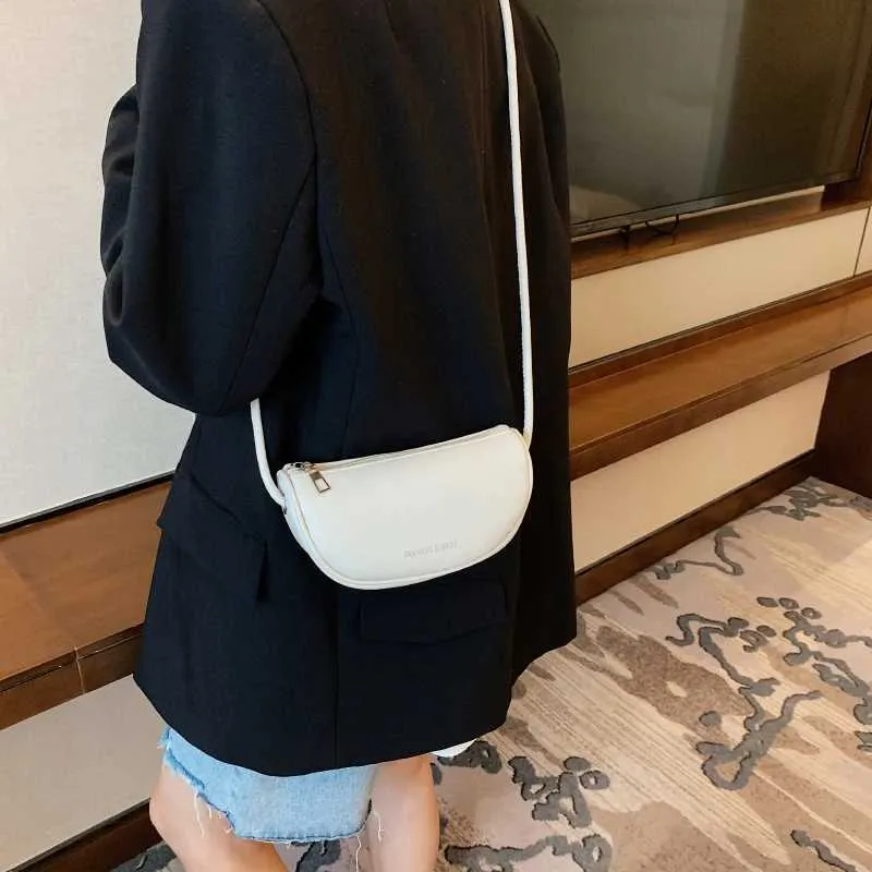 Mini Shoulder Bag And Crossbody Bag For Women Solid Color Pu_voghion.com