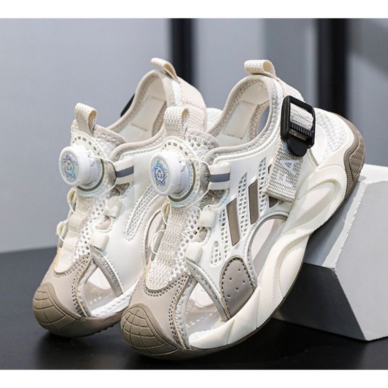 Boys' 2024 summer new children's sports sandals boys non-slip beach shoes_voghion.com