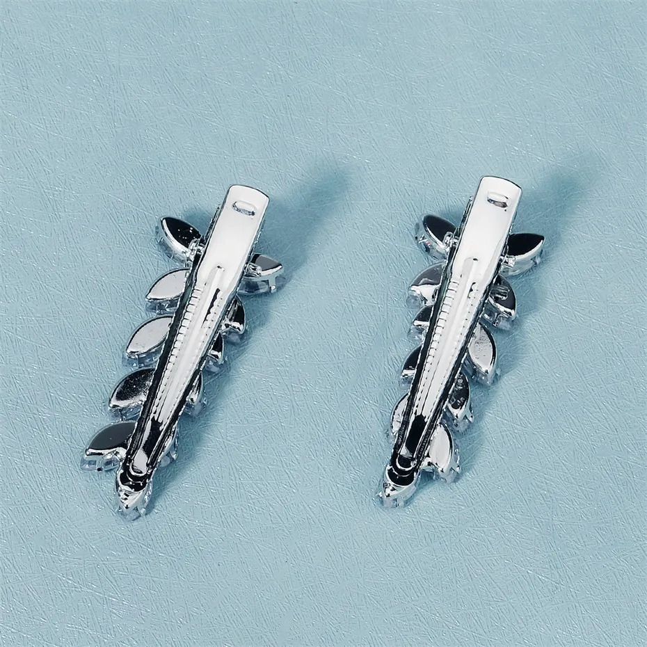 Bijoux Efily Mode Coréenne Zircone Cubique Clips 2PcsLot Cristal Barrette Épingles À Cheveux pour Femmes Fille Mariée Mariage Cheveux_voghion.com