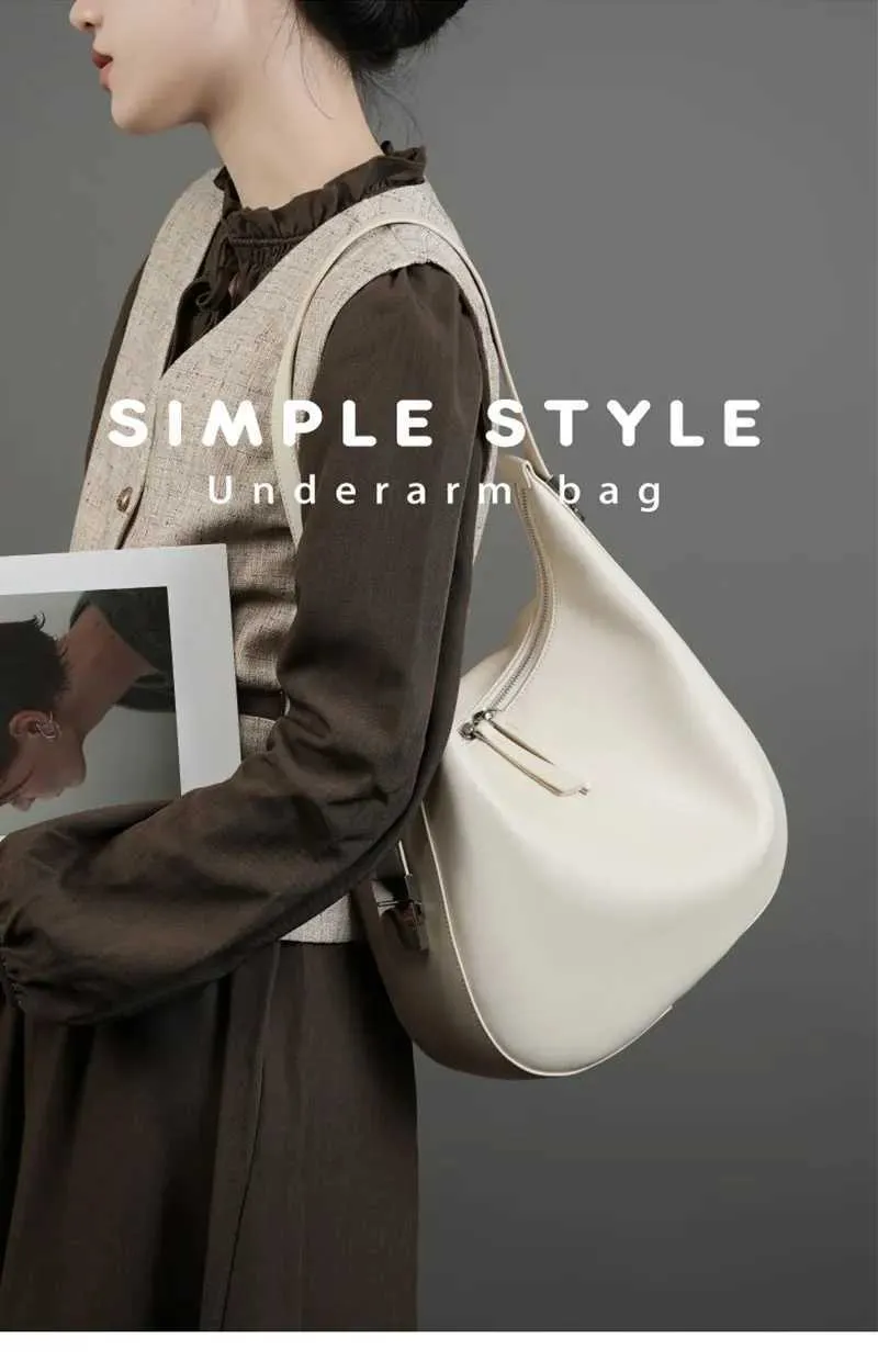 Echtes Leder Damen Große Kapazität Mode Trend Schulter Tasche Hochwertige Rindsleder Weibliche Handtaschen 2782C241115_voghion.com