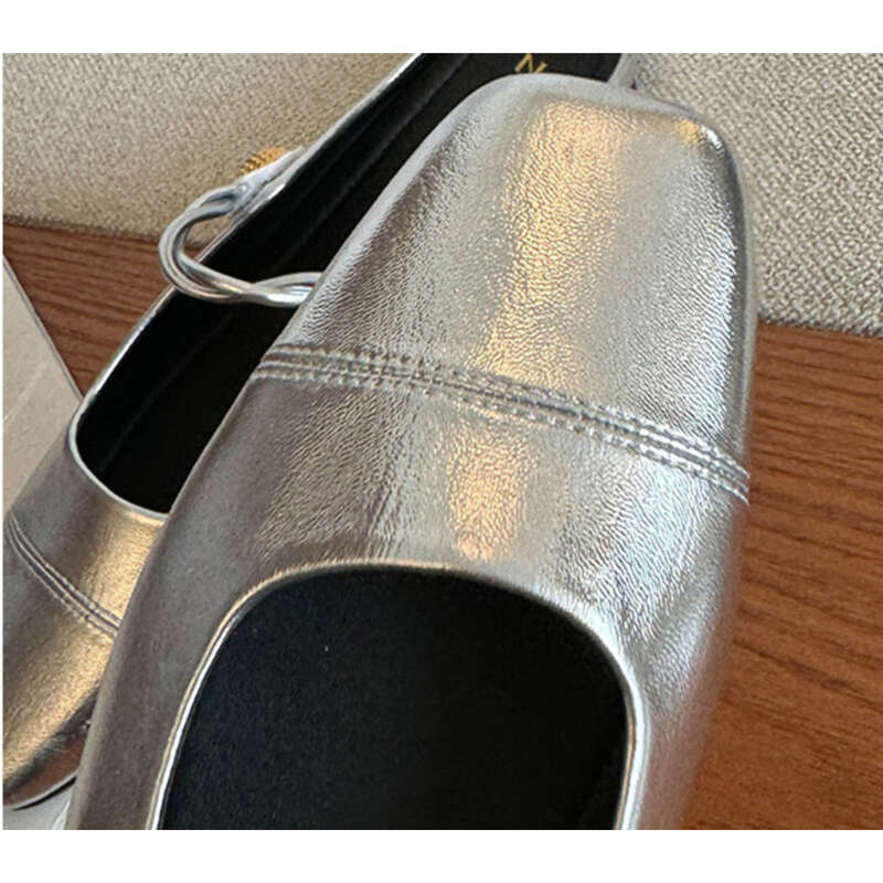 Scarpe basse da donna Mueller Silver Soft Bottom Single, larghe e grasse_voghion.com