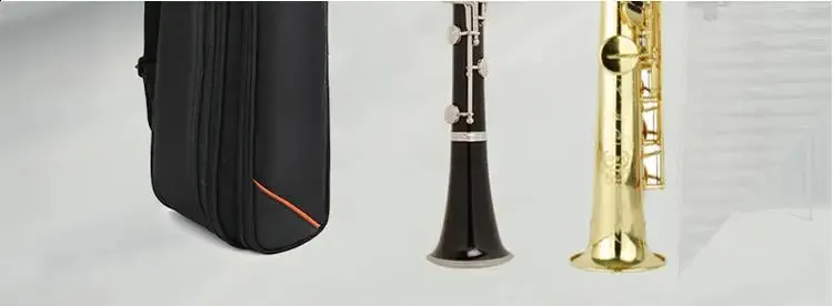 Thickened one-piece straight saxophone clarinet bag electric blow pipe instrument pack 240805_voghion.com