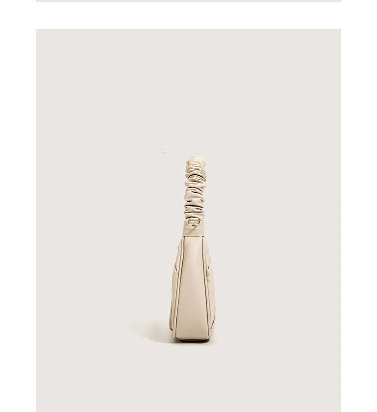 New Pleated Tote Soft Leather Clouds Dumpg Underarm Bags Summer Shoulder Crossbody Bag_voghion.com