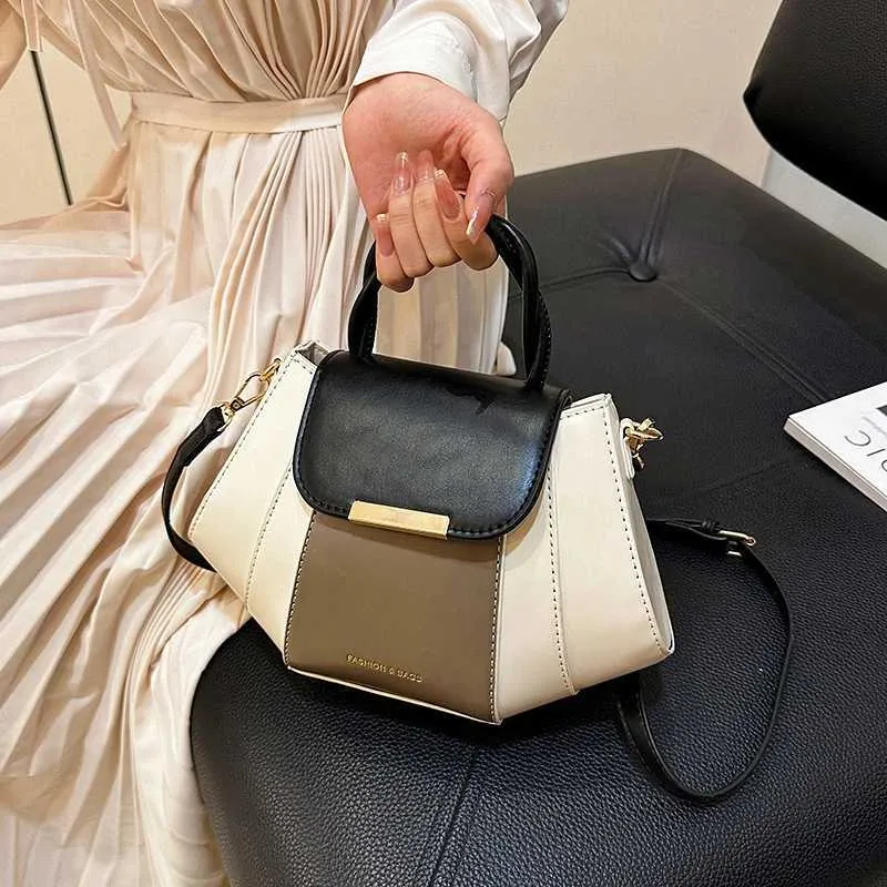 High Quality Soft Leather Handbag Women Purses Female Designer Patchwork Ladies Shoulder Crossbody Bag Sac A Main_voghion.com